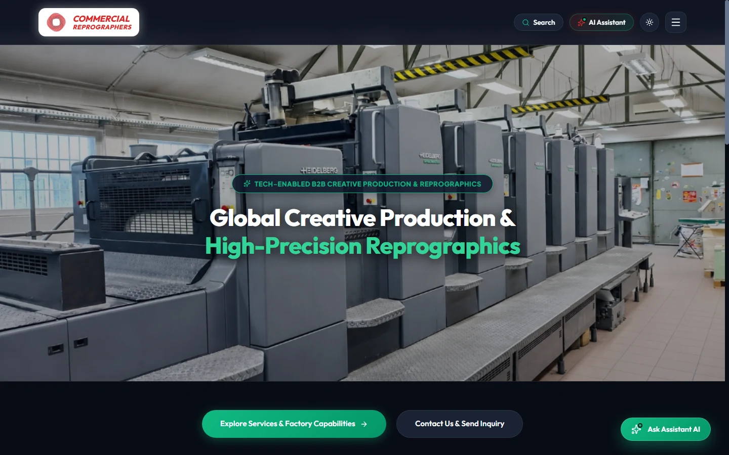 Commercial Reprographers - Tech-Enabled Creative Production