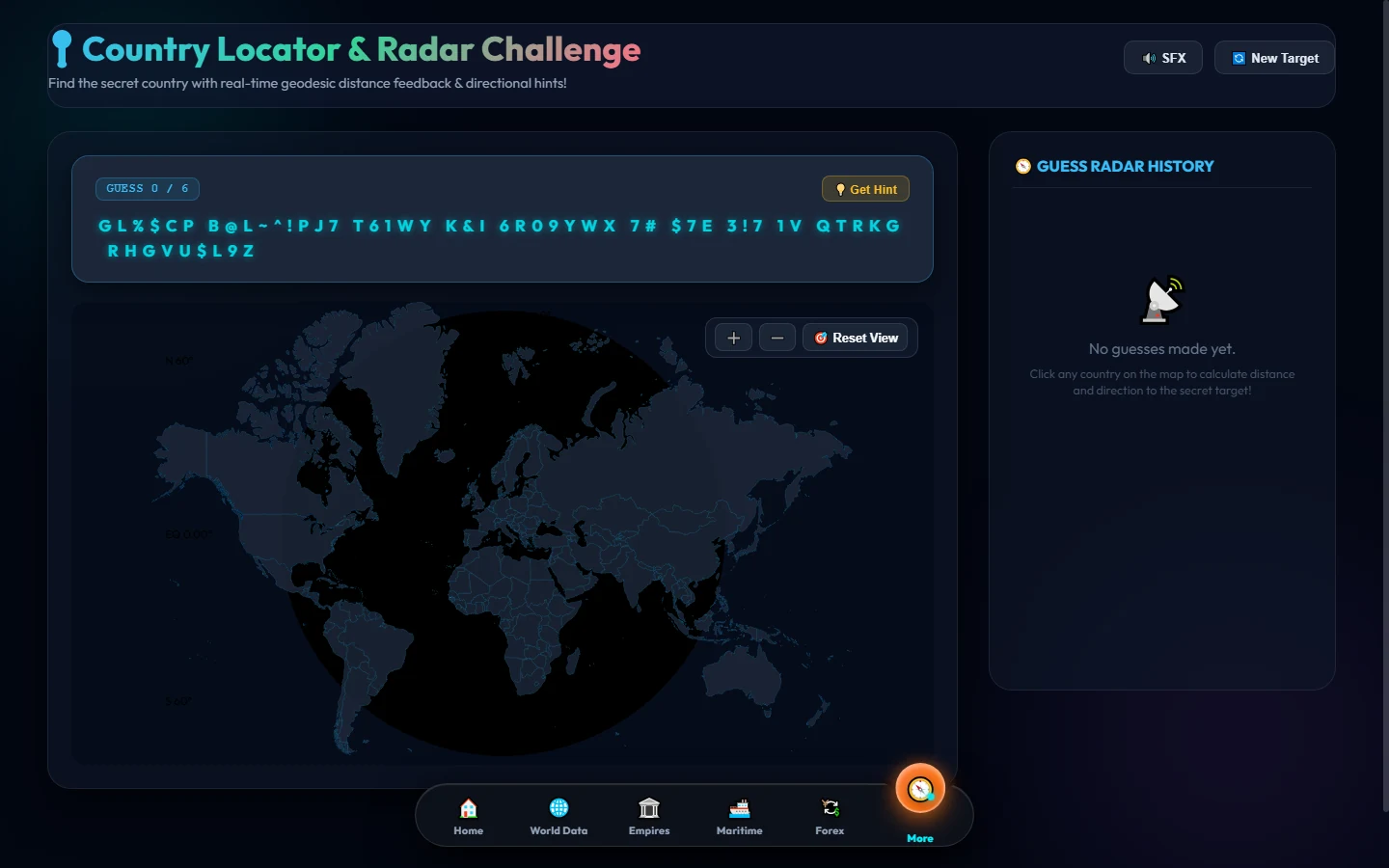 Country Locator - Geodesic Distance Deduction